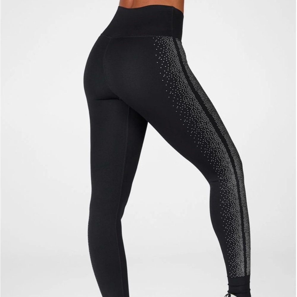 NWOT! Fabletics High-Waisted Sculptknit® Reflective Legging size XS - Picture 2 of 10